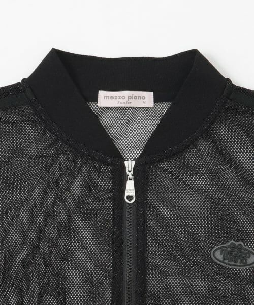 mezzo piano junior / メゾピアノジュニア ブルゾン | ラメメッシュブルゾン | 詳細2