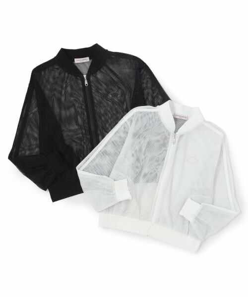 mezzo piano junior / メゾピアノジュニア ブルゾン | ラメメッシュブルゾン | 詳細7