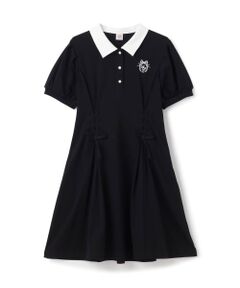 mezzo piano junior / メゾピアノジュニア ミニ丈・ひざ丈ワンピース | 【接触冷感】ウエストレースアップワンピース