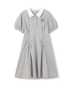 mezzo piano junior / メゾピアノジュニア ミニ丈・ひざ丈ワンピース | 【接触冷感】ウエストレースアップワンピース