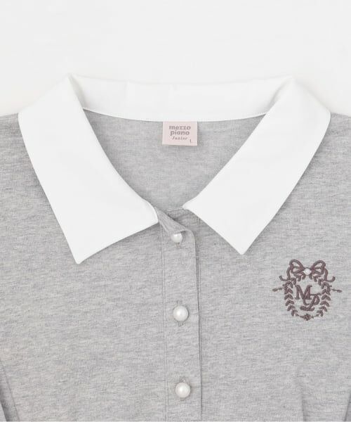 mezzo piano junior / メゾピアノジュニア ミニ丈・ひざ丈ワンピース | 【接触冷感】ウエストレースアップワンピース | 詳細2