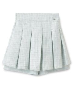 mezzo piano junior / メゾピアノジュニア ショート・ハーフ・半端丈パンツ | ラメツイードタックフレアショートパンツ♪