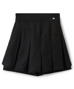 mezzo piano junior / メゾピアノジュニア ショート・ハーフ・半端丈パンツ | ラメツイードタックフレアショートパンツ♪