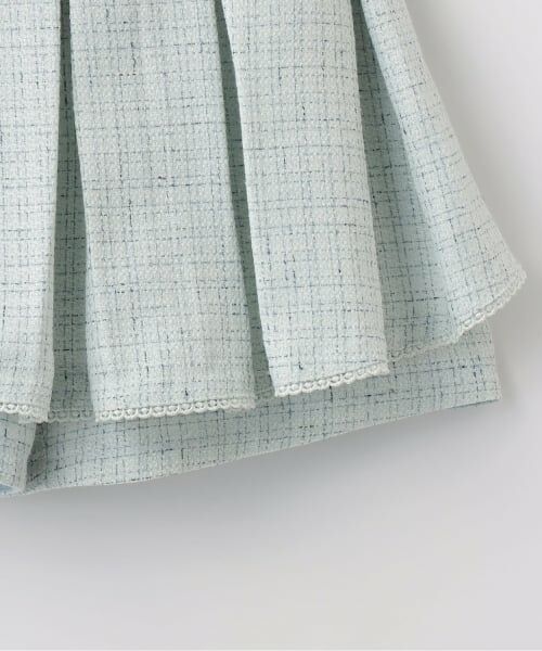 mezzo piano junior / メゾピアノジュニア ショート・ハーフ・半端丈パンツ | ラメツイードタックフレアショートパンツ♪ | 詳細7