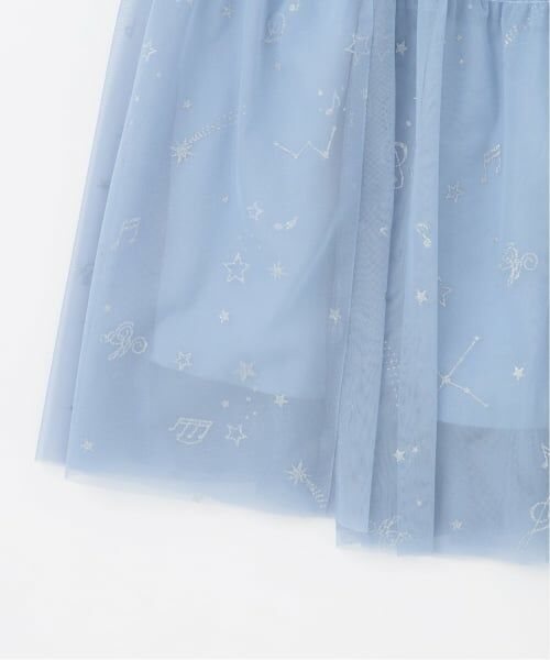 mezzo piano junior / メゾピアノジュニア ミニ・ひざ丈スカート | ラメプリントチュールスカート♪ | 詳細4