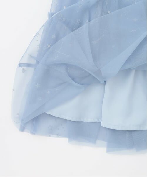 mezzo piano junior / メゾピアノジュニア ミニ・ひざ丈スカート | ラメプリントチュールスカート♪ | 詳細5