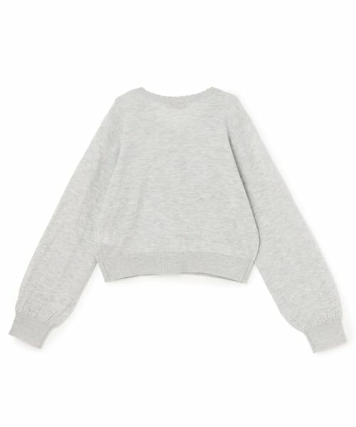 mezzo piano junior / メゾピアノジュニア カーディガン・ボレロ | ラメニットカーディガン♪ | 詳細1