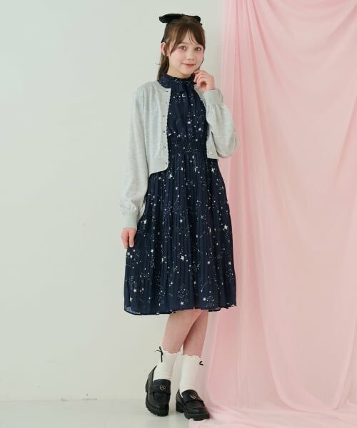 mezzo piano junior / メゾピアノジュニア カーディガン・ボレロ | ラメニットカーディガン♪ | 詳細10