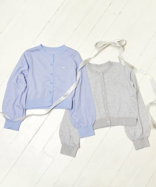 mezzo piano junior / メゾピアノジュニア カーディガン・ボレロ | ラメニットカーディガン♪ | 詳細12