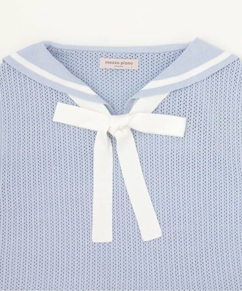 mezzo piano junior / メゾピアノジュニア ニット・セーター | メッシュセーラーベスト＆Tシャツセット | 詳細7