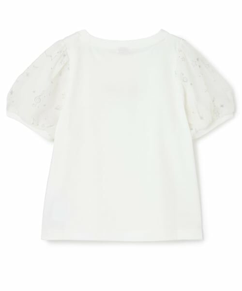 mezzo piano junior / メゾピアノジュニア Tシャツ | 【接触冷感】袖パフチュールTシャツ♪ | 詳細1