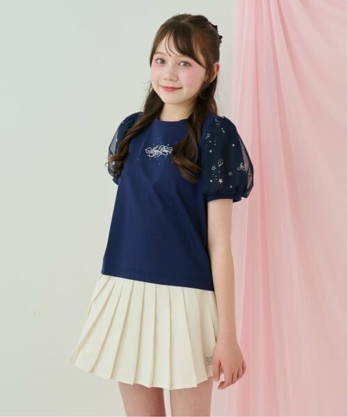 mezzo piano junior / メゾピアノジュニア Tシャツ | 【接触冷感】袖パフチュールTシャツ♪ | 詳細14