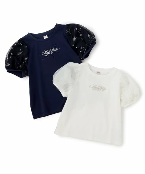 mezzo piano junior / メゾピアノジュニア Tシャツ | 【接触冷感】袖パフチュールTシャツ♪ | 詳細7