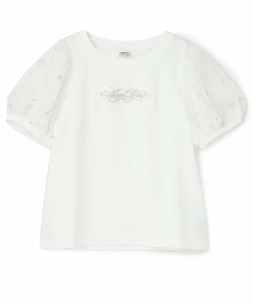 mezzo piano junior / メゾピアノジュニア Tシャツ | 【接触冷感】袖パフチュールTシャツ♪ | 詳細9