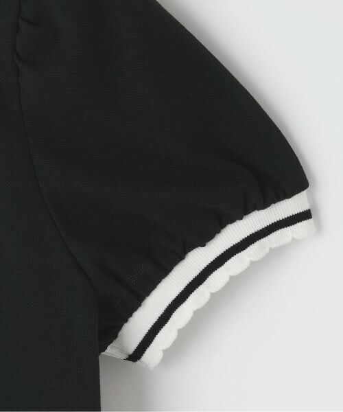 mezzo piano junior / メゾピアノジュニア ポロシャツ | 【吸水速乾・接触冷感】袖パフポロシャツ | 詳細5