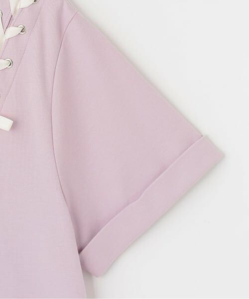 mezzo piano junior / メゾピアノジュニア Tシャツ | 【接触冷感】ツインレースアップTシャツ | 詳細5