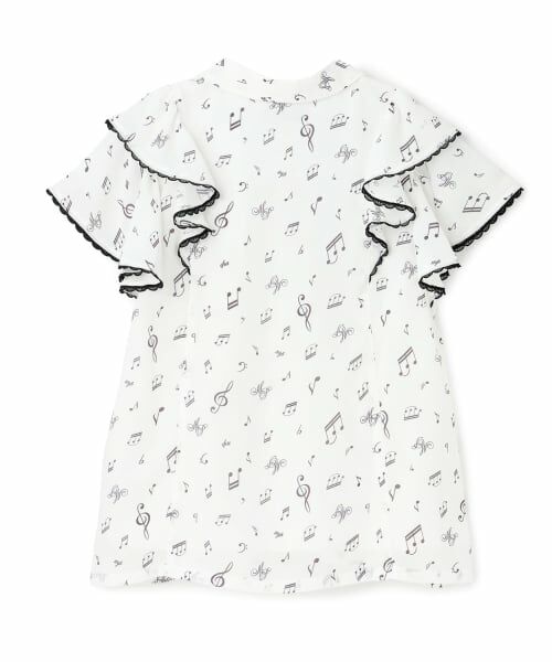 mezzo piano junior / メゾピアノジュニア シャツ・ブラウス | 音符柄フリルブラウス♪ | 詳細1