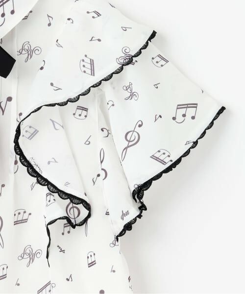 mezzo piano junior / メゾピアノジュニア シャツ・ブラウス | 音符柄フリルブラウス♪ | 詳細4