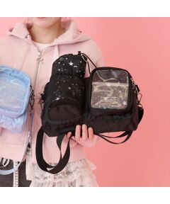 mezzo piano junior / メゾピアノジュニア ショルダーバッグ | 星座＆音符柄ボトルホルダーつきショルダーバッグ♪