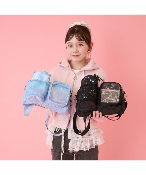 mezzo piano junior / メゾピアノジュニア ショルダーバッグ | 星座＆音符柄ボトルホルダーつきショルダーバッグ♪ | 詳細16