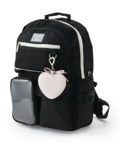 mezzo piano junior / メゾピアノジュニア リュック・バックパック | 【撥水】チャームつきクリアポケットリュック　20L