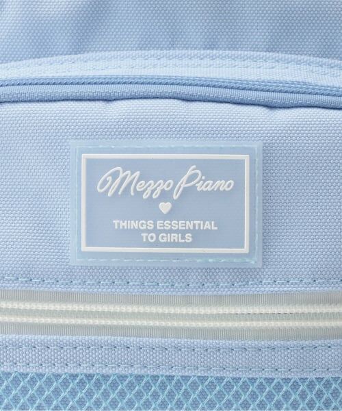 mezzo piano junior / メゾピアノジュニア リュック・バックパック | 【撥水】チャームつきクリアポケットリュック　20L | 詳細3