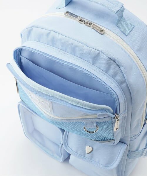 mezzo piano junior / メゾピアノジュニア リュック・バックパック | 【撥水】チャームつきクリアポケットリュック　20L | 詳細7