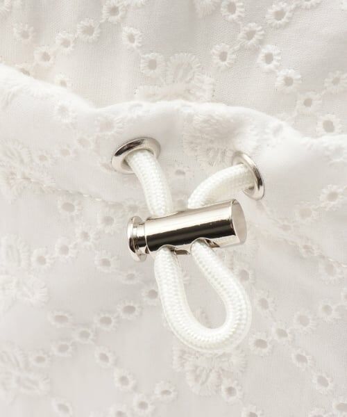 mezzo piano junior / メゾピアノジュニア リュック・バックパック | 【A4対応】リボン柄レースナップサック | 詳細4