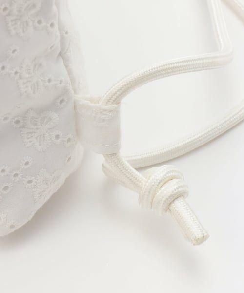 mezzo piano junior / メゾピアノジュニア リュック・バックパック | 【A4対応】リボン柄レースナップサック | 詳細5