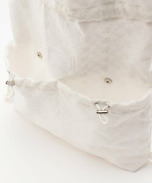 mezzo piano junior / メゾピアノジュニア リュック・バックパック | 【A4対応】リボン柄レースナップサック | 詳細7