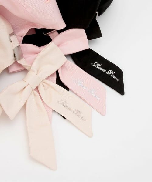 mezzo piano junior / メゾピアノジュニア キャップ | 【UVカット・遮熱・冷感】後ろリボンキャップ | 詳細5