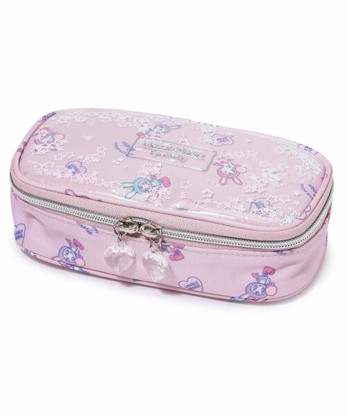 mezzo piano junior / メゾピアノジュニア ポーチ | ベリエちゃん柄キラキラポーチ（ピンク）