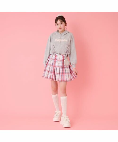 mezzo piano junior / メゾピアノジュニア ソックス | 透かし編みハイソックス | 詳細14