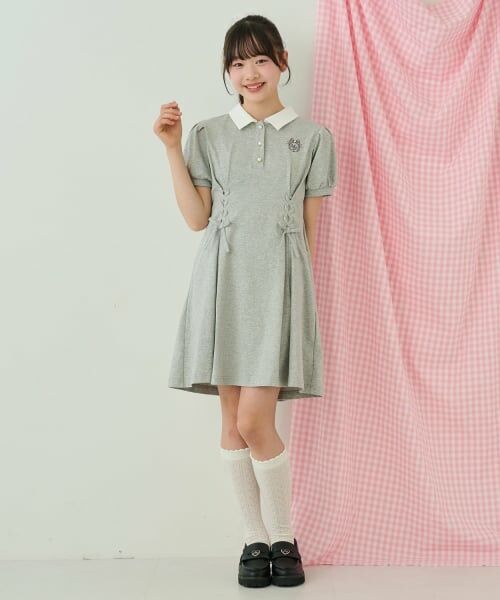 mezzo piano junior / メゾピアノジュニア ソックス | 透かし編みハイソックス | 詳細16