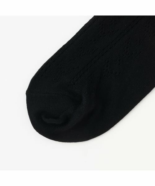 mezzo piano junior / メゾピアノジュニア ソックス | 透かし編みハイソックス | 詳細2