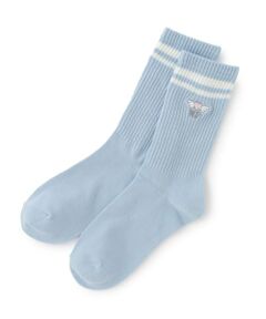 mezzo piano junior / メゾピアノジュニア ソックス | ラインリブソックス