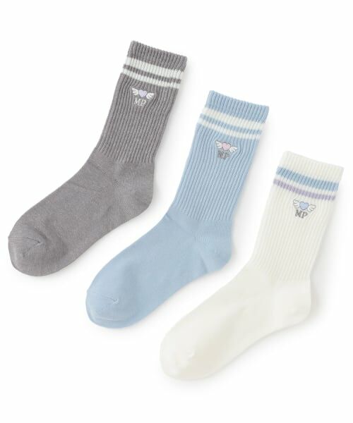 mezzo piano junior / メゾピアノジュニア ソックス | ラインリブソックス | 詳細3