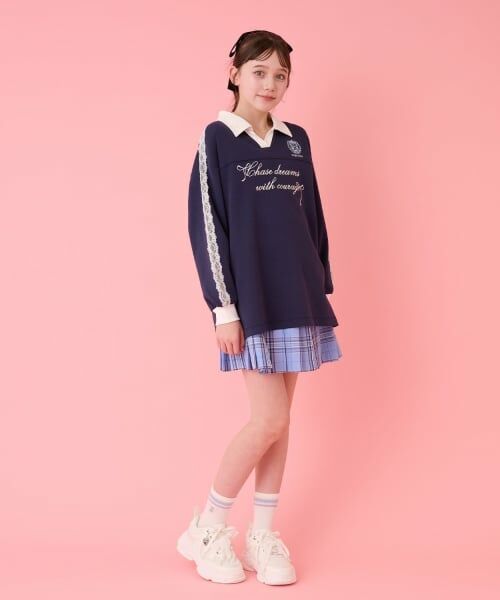 mezzo piano junior / メゾピアノジュニア ソックス | ラインリブソックス | 詳細7