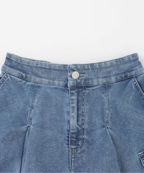 mezzo piano junior / メゾピアノジュニア ミニ・ひざ丈スカート | ☆彡デニムカーゴスカート（スパッツつき） | 詳細3