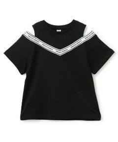 mezzo piano junior / メゾピアノジュニア Tシャツ | ☆彡肩あきリブTシャツ