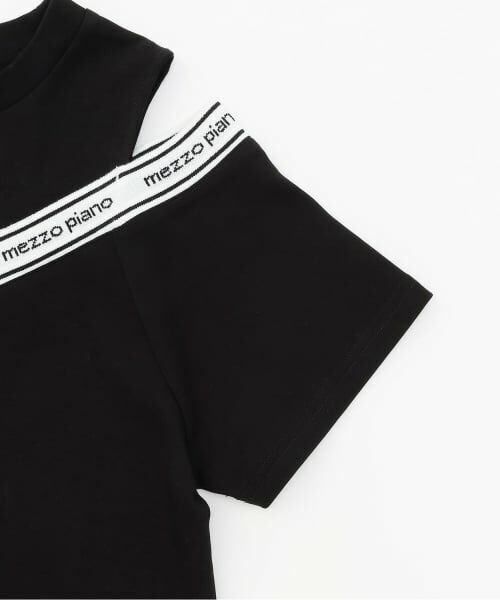 mezzo piano junior / メゾピアノジュニア Tシャツ | 【人気商品再入荷】【直営店で取り扱い無し】肩あきリブTシャツ | 詳細3