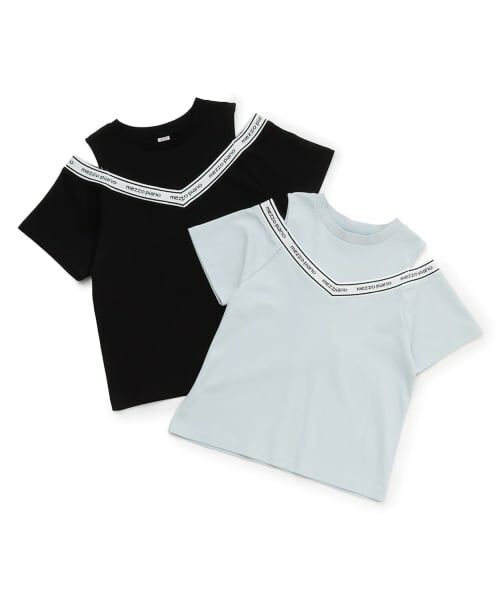 mezzo piano junior / メゾピアノジュニア Tシャツ | 【人気商品再入荷】【直営店で取り扱い無し】肩あきリブTシャツ | 詳細6