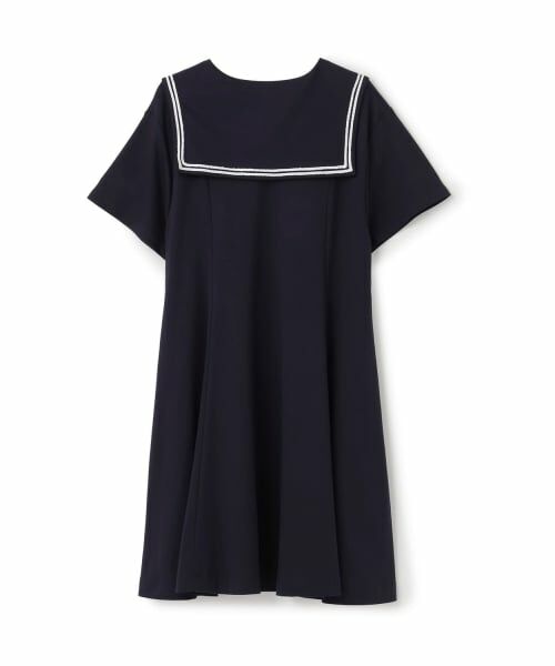 mezzo piano junior / メゾピアノジュニア ミニ丈・ひざ丈ワンピース | 【人気商品再入荷】【直営店で取り扱い無し】【接触冷感】リボンつきセーラーワンピース | 詳細1