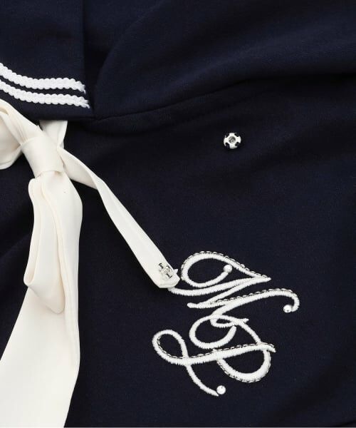 mezzo piano junior / メゾピアノジュニア ミニ丈・ひざ丈ワンピース | 【人気商品再入荷】【直営店で取り扱い無し】【接触冷感】リボンつきセーラーワンピース | 詳細4