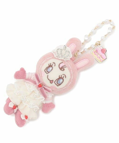 mezzo piano junior / メゾピアノジュニア チャーム | バースデーベリエちゃんぬいぐるみチャーム（ピンク）