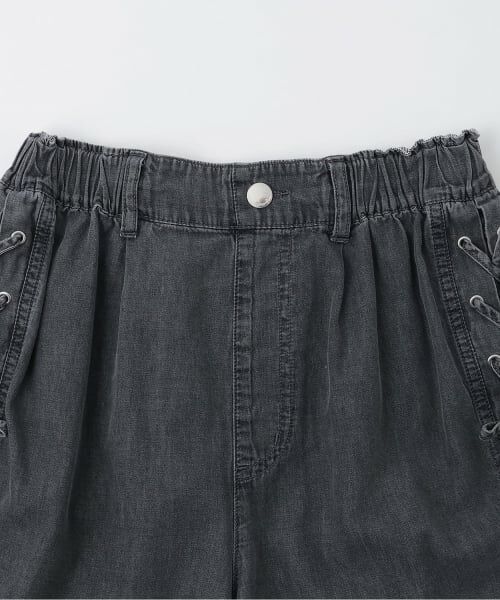 mezzo piano junior / メゾピアノジュニア ショート・ハーフ・半端丈パンツ | レースアップリボンショートパンツ | 詳細2