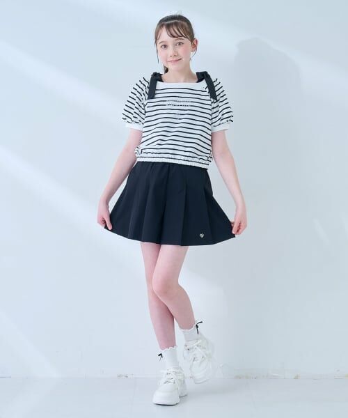 mezzo piano junior / メゾピアノジュニア ショート・ハーフ・半端丈パンツ | 【機能素材】イージーキュロット | 詳細17