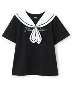 mezzo piano junior / メゾピアノジュニア Tシャツ | 【接触冷感】3WAYセーラーTシャツ