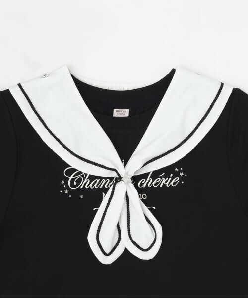 mezzo piano junior / メゾピアノジュニア Tシャツ | 【接触冷感】3WAYセーラーTシャツ | 詳細2