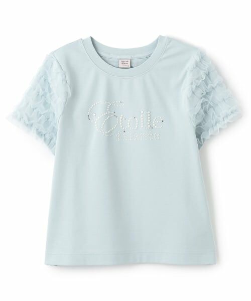 mezzo piano junior / メゾピアノジュニア Tシャツ | 【接触冷感】袖チュールフリルTシャツ | 詳細11